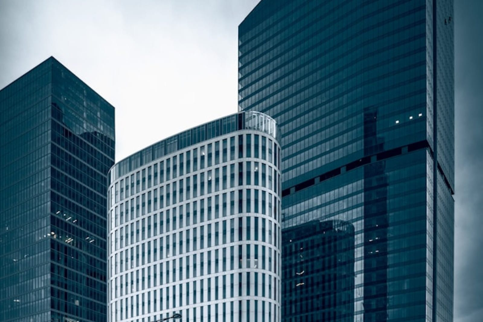 black and white high rise building